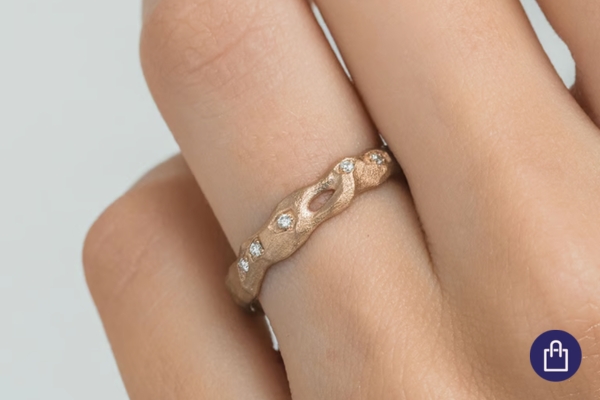 Snubné prstene v orieškovom zlate