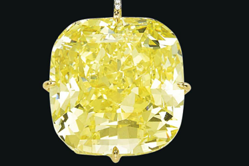 Žltý diamantový prívesok