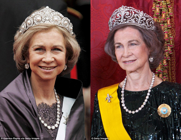 Kráľovná Sofia a korunka