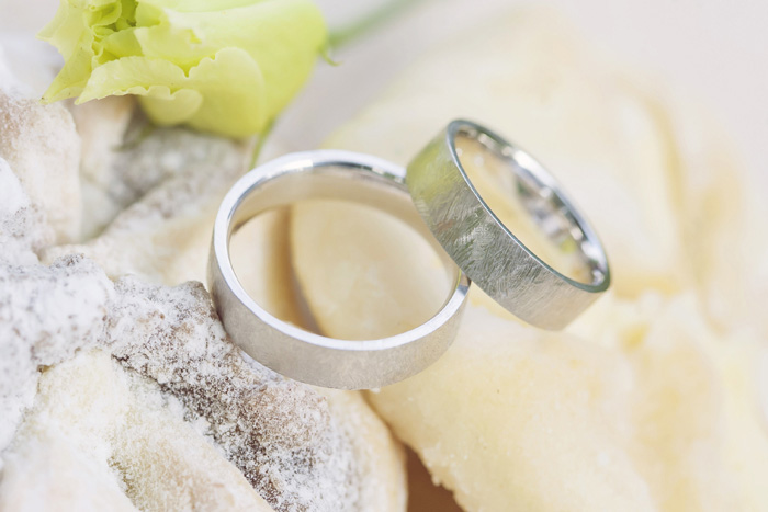 Ploché svadobné prstene