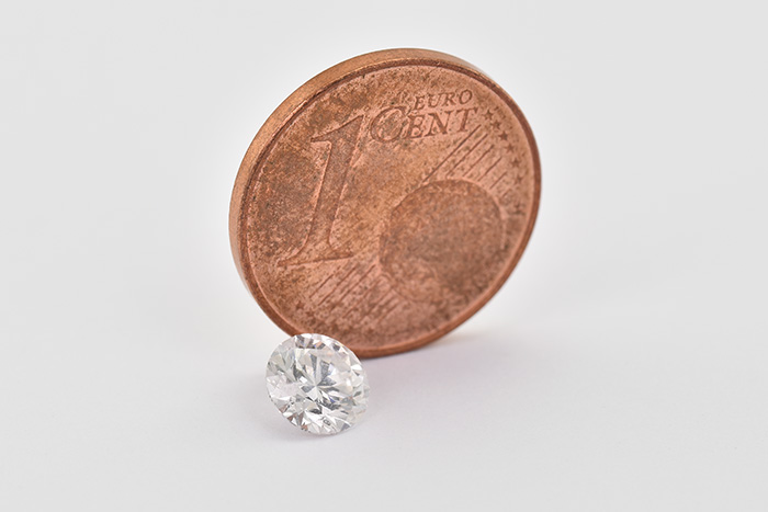 Diamant s hmotnosťou 0,60 ct