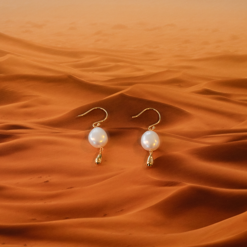 Pozlatená perlová kolekcia šperkov Avaya 101270
