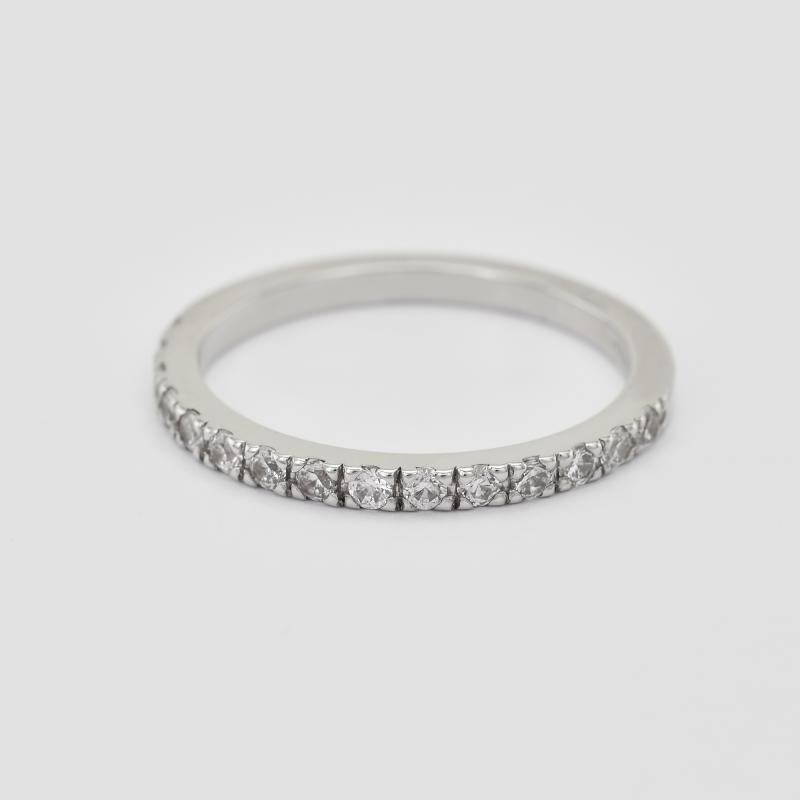 Eternity prsteň s lab-grown diamantmi a pánsky komfortný prsteň Milana 101930