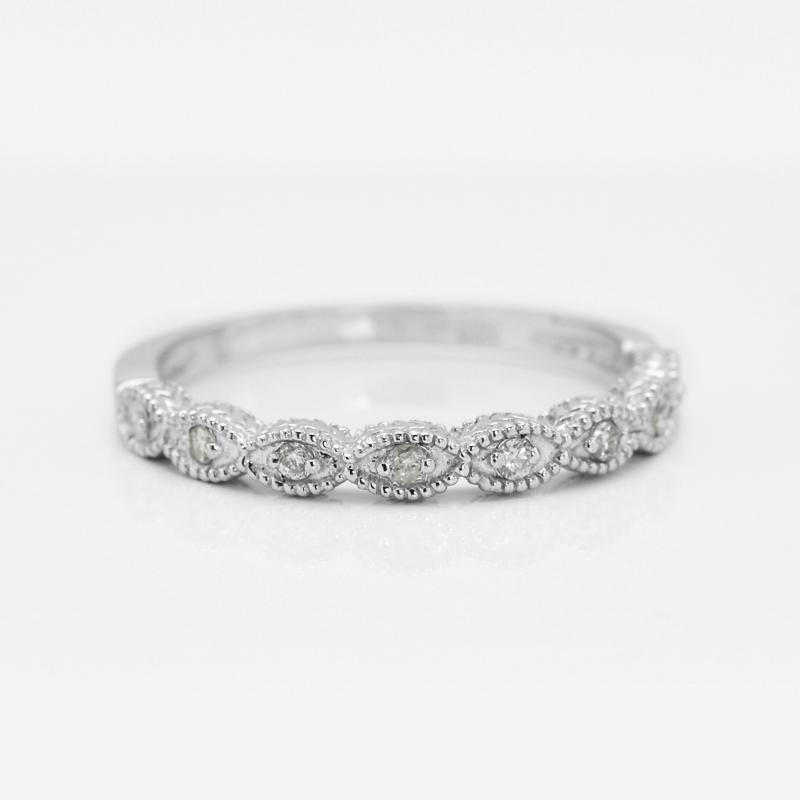 Eternity prsteň s lab-grown diamantmi a pánsky komfortný prsteň Tilly 102330