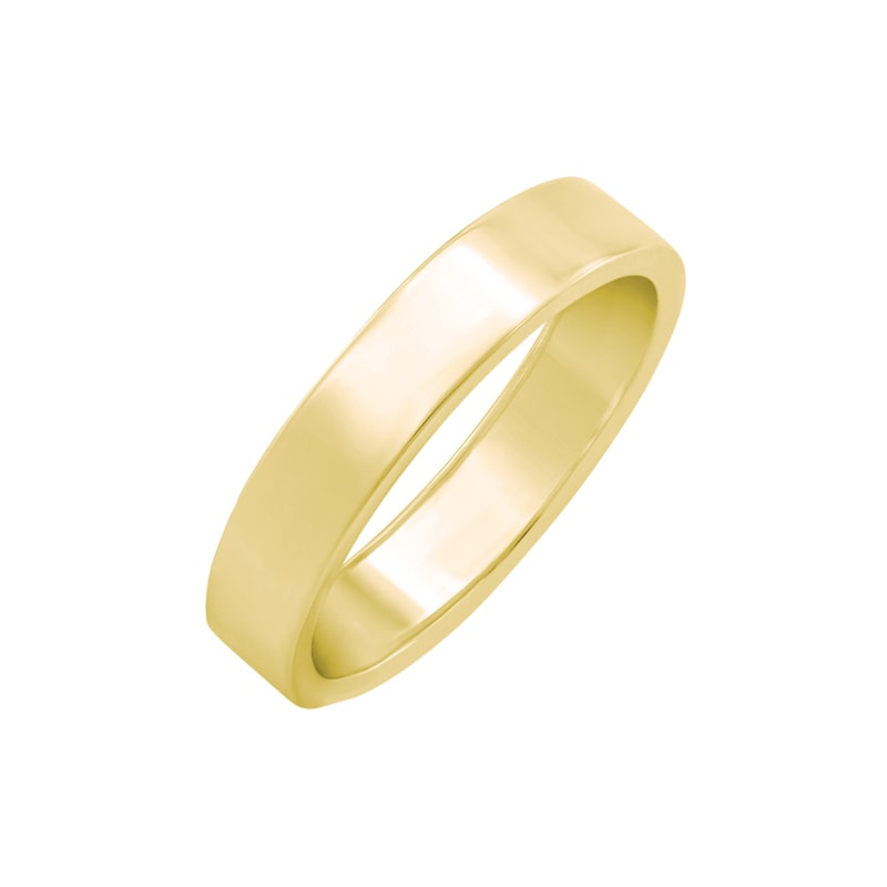 Eternity prsteň s lab-grown diamantmi a plochý svadobný prsteň Ventura 102340