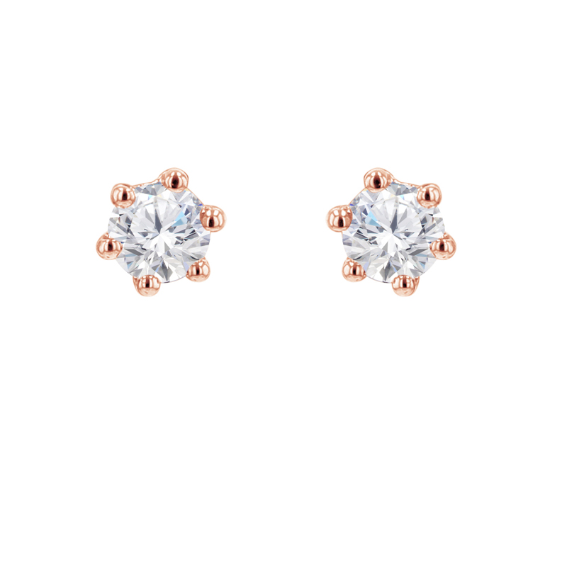 Minimalistické náušnice s diamantmi Jamila 102370