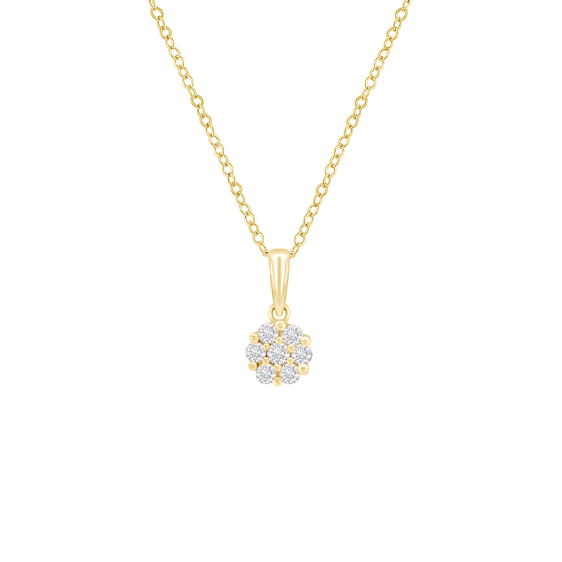 Strieborný náhrdelník s lab-grown diamantmi Hogan 104220
