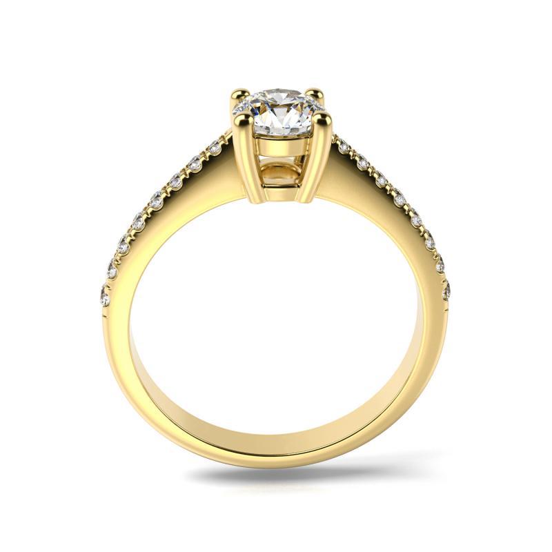 Diamantový zlatý prsteň Dianas 10440