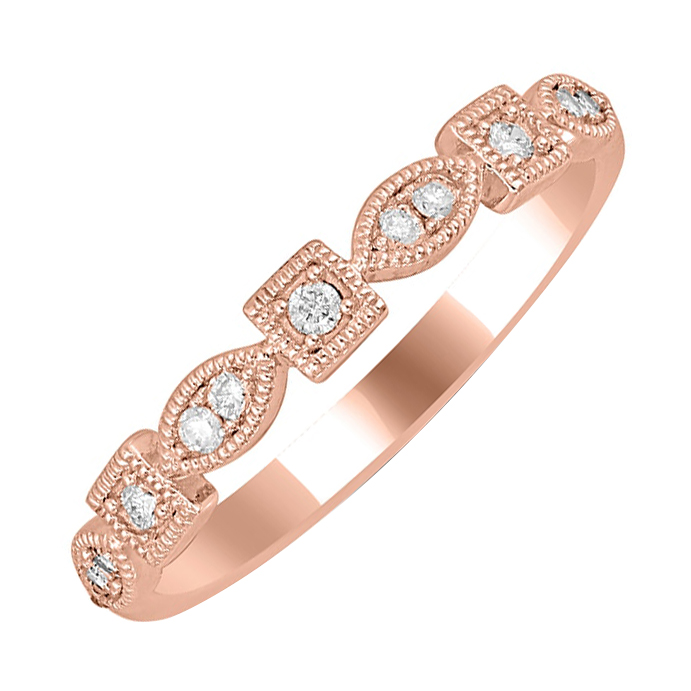 Strieborný eternity prsteň s lab-grown diamantmi Octave 104770