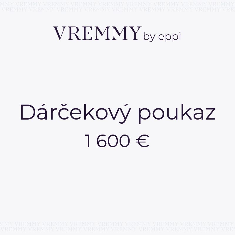 Darčekový poukaz v hodnote 1600 Eur