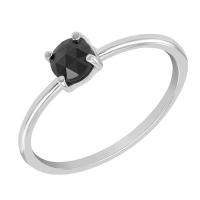 Zásnubný prsteň s čiernym diamantom Enrico