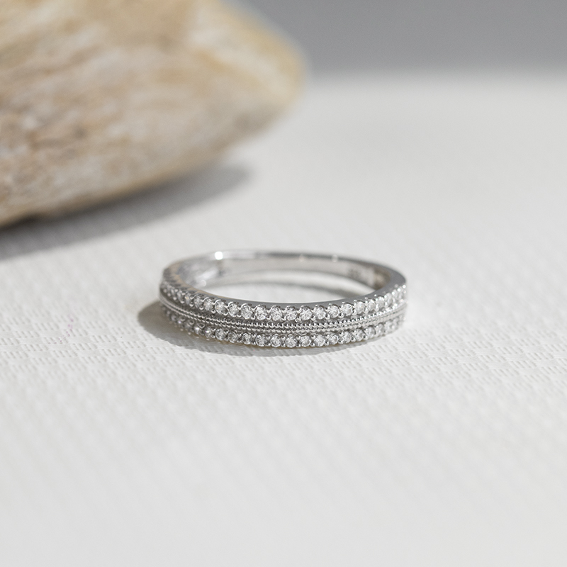 Elegantný diamantový eternity prsteň Nicholls 112190