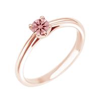 Zásnubný prsteň s certifikovaným fancy pink lab-grown diamantom Markie