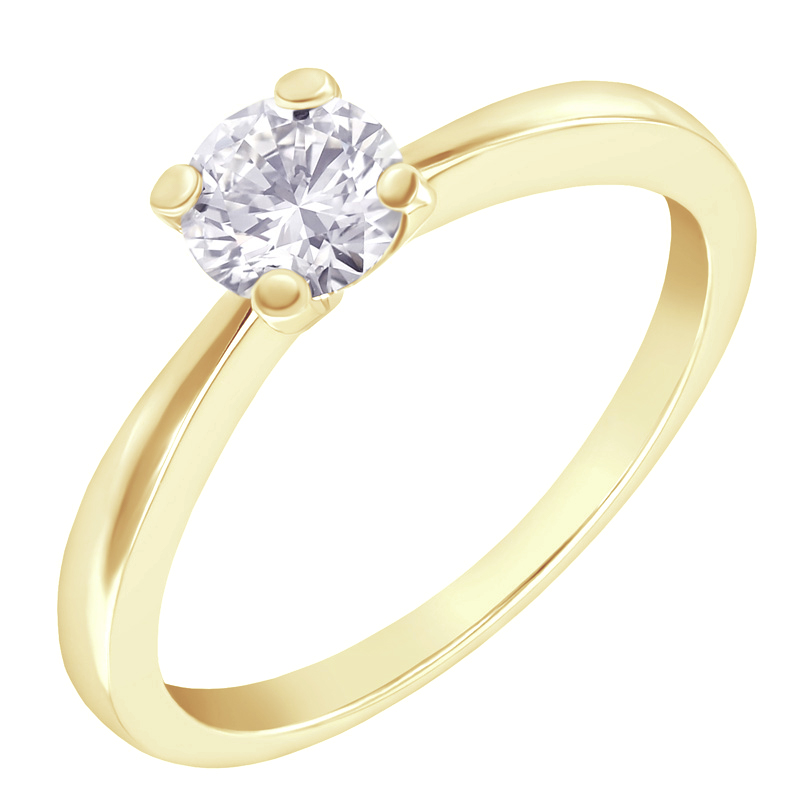 Zásnubný prsteň s diamantom Ponie 117900