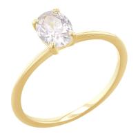 Zásnubný prsteň s oval lab-grown diamantom Rennie