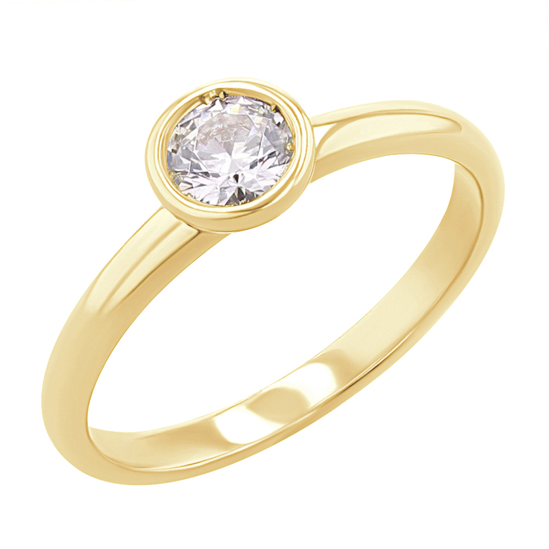 Zásnubný prsteň s diamantom Gera 122020