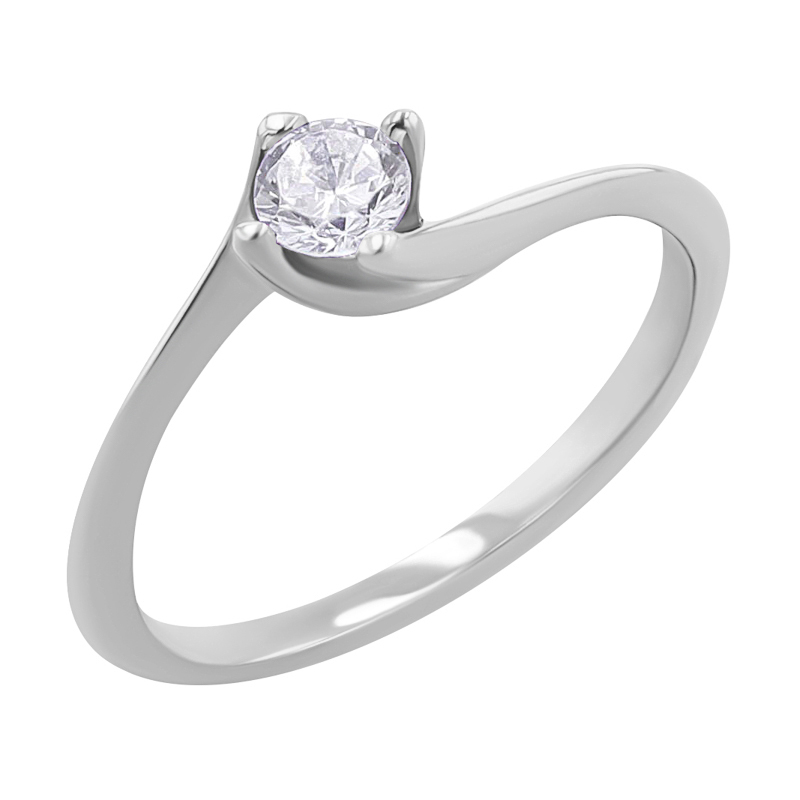 Zásnubný prsteň s lab-grown diamantom Hariti 124890