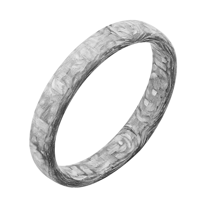 Mierne zaoblené snubné prstene z karbónu s koňakovými diamantmi Myles 125180