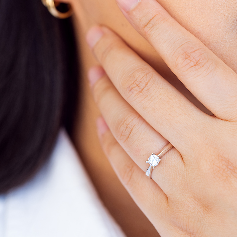 Zásnubný prsteň s lab-grown diamantom Langia 125190