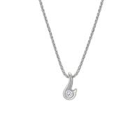 Platinový náhrdelník s diamantom Cheryth
