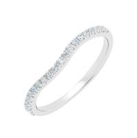 Atypický prsteň s lab-grown diamantmi Nydia