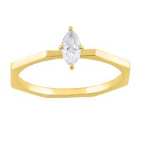 Zlatý prsteň s lab-grown diamantom Julia