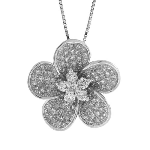 Kvetinový diamantový náhrdelník 2020