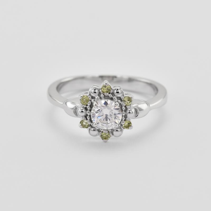 Romantický zásnubný prsteň 28750