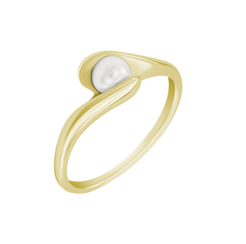 Zánubný prsteň s perlou