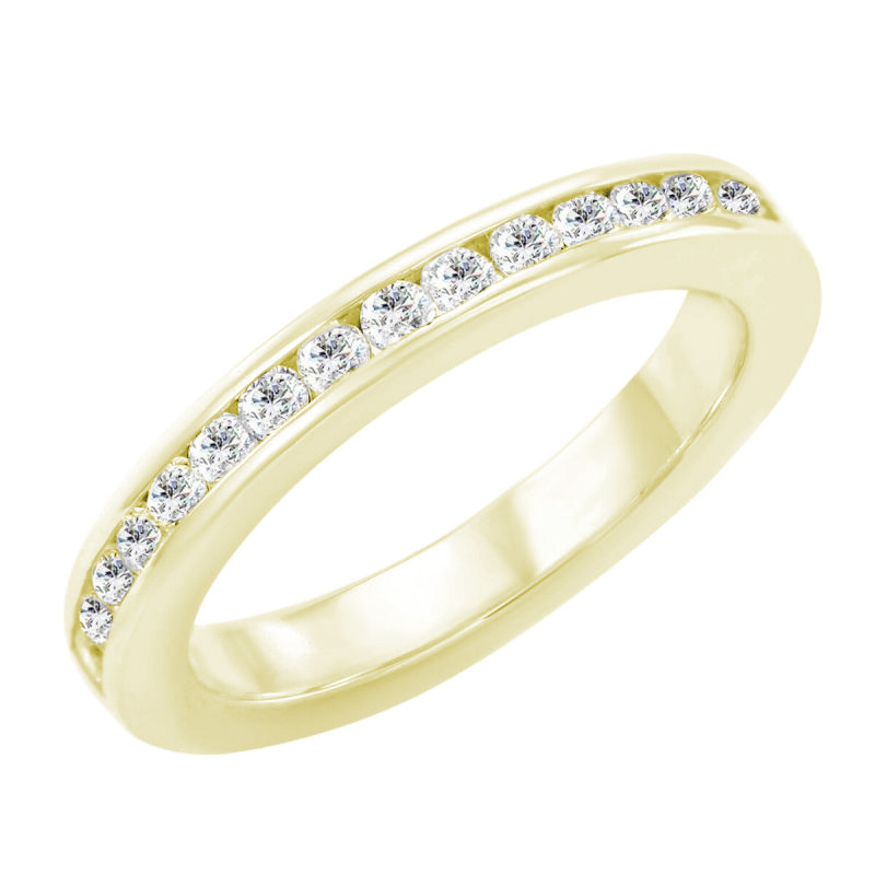 Eternity zlatý prsteň s diamantmi 28970