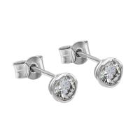 Diamantové náušnice z platiny Kerli