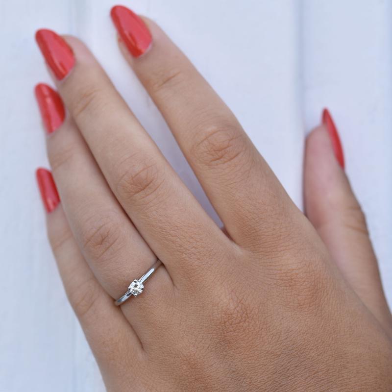 Zásnubný prsteň s diamantom Lumi 33550