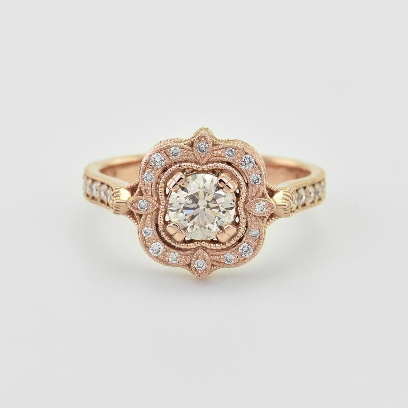 Zásnubný prsteň plný diamantov 35770