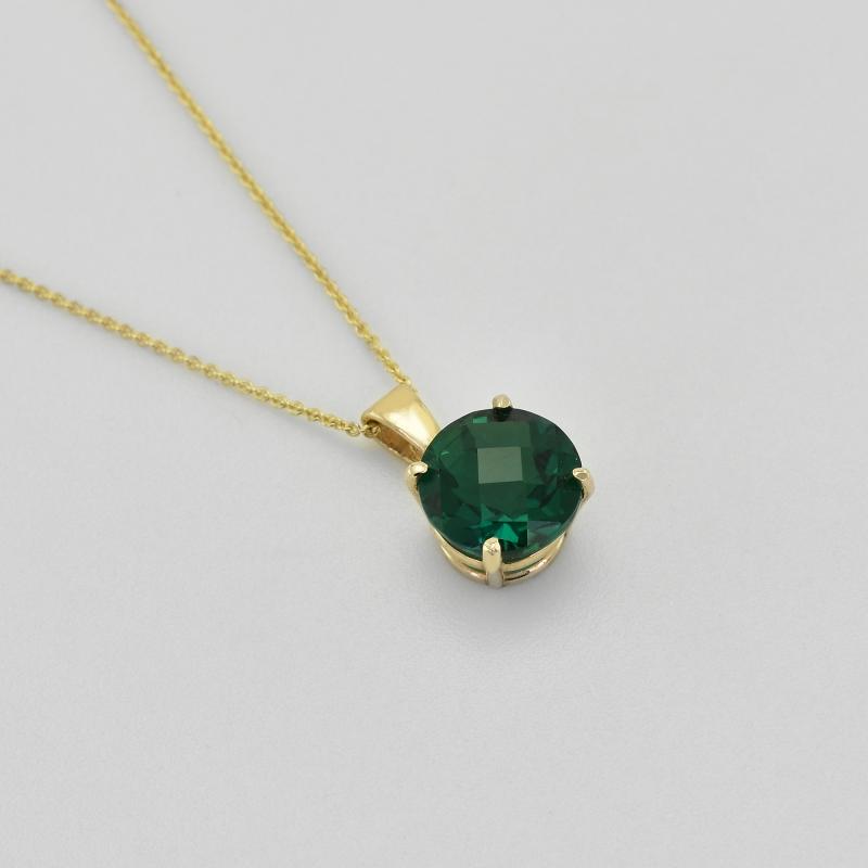 Smaragdový náhrdelnik zo zlata 39780