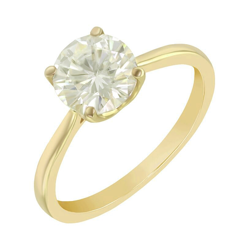 Zlatý prsteň s diamantom 42250