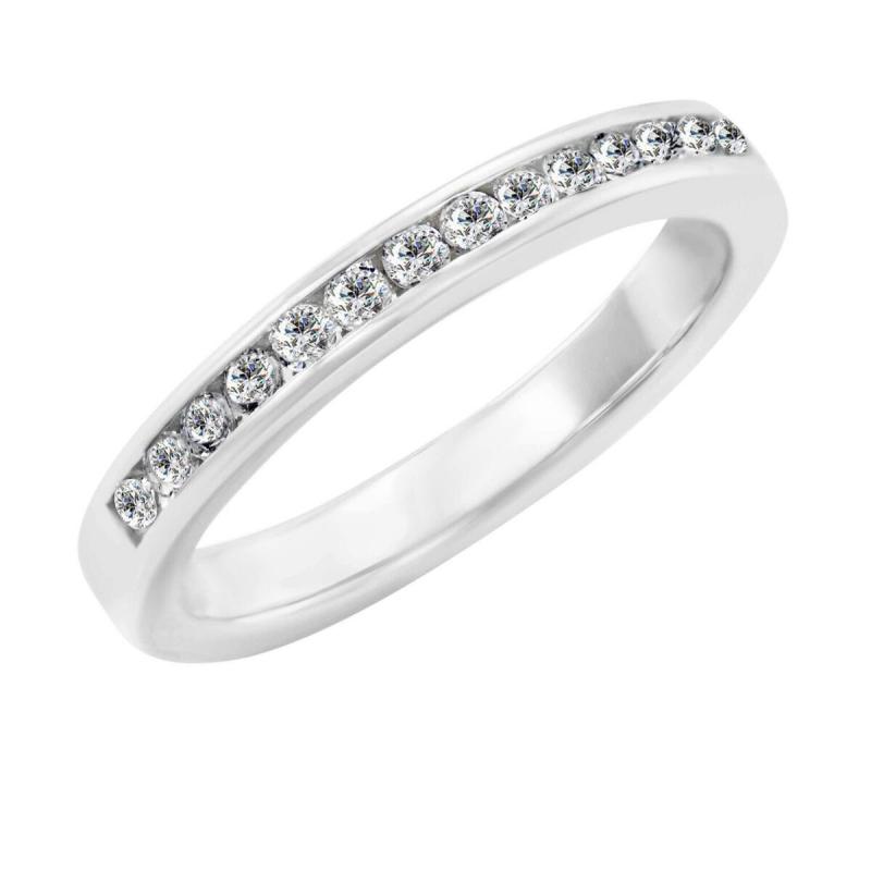 Eternity platinový prsteň s 1.75mm diamantmi Kryle