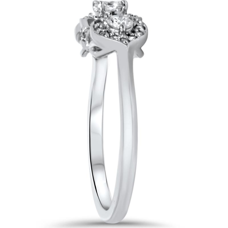 Zásnubný prsteň s diamantmi 4540