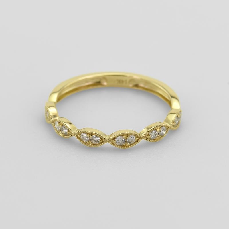 Diamantový eternity prsteň zo zlata 45560