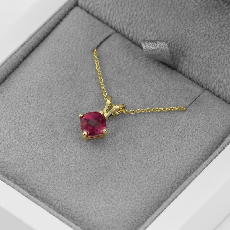 Elegantný náhrdelník s rubínom 47450