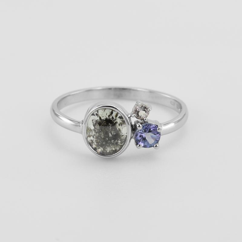 Prsteň so sivým diamantom 49710