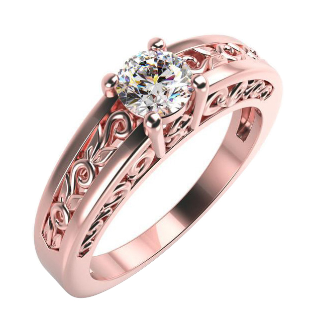 Zásnubný prsteň s diamantom 59460