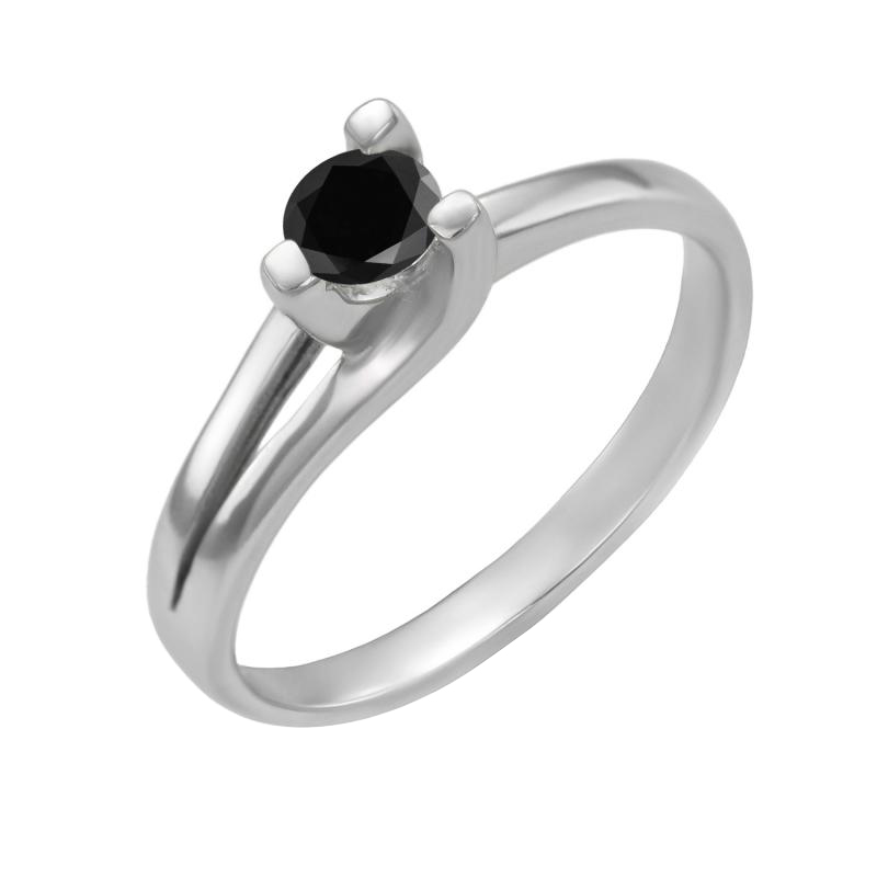Prsteň s čiernym diamantom Carmeh 59550