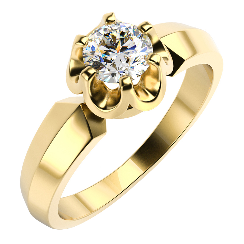 Prsteň zo žltého zlata Jacinto