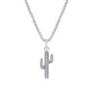 Strieborný náhrdelník v tvare kaktusu Spike