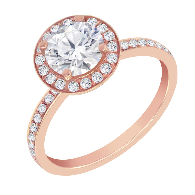 Diamantový prsteň Lilia