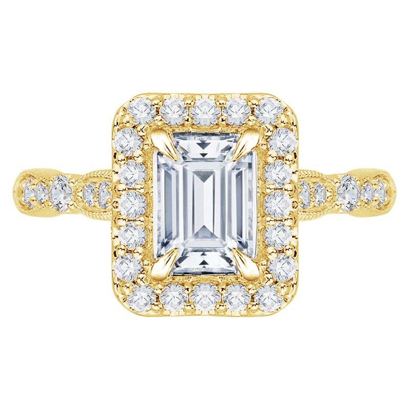 Zásnubný prsteň s diamantmi zo zlata 74280