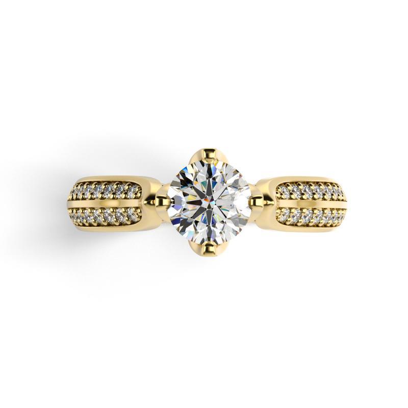 Diamantový prsteň zo zlata Nabyne 75540