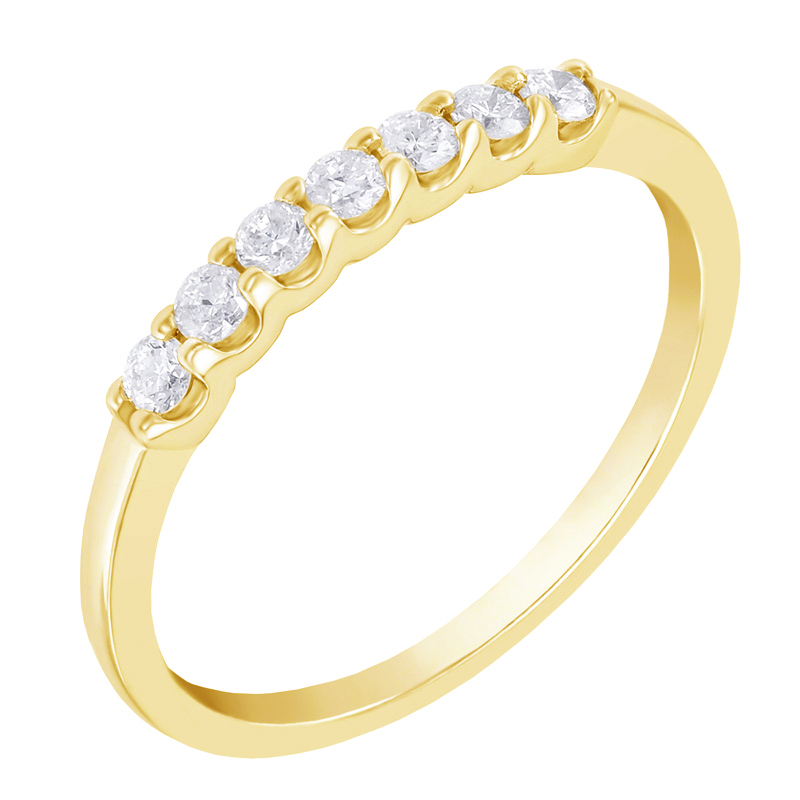 Zlatý eternity prsteň s diamantmi 76250