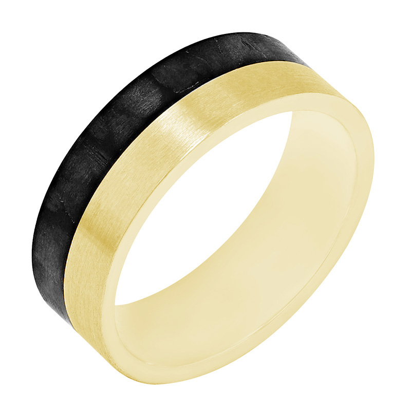 Pánský snubný prsteň zo zlata 80130