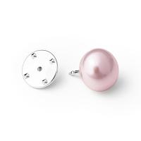 Minimalistická brošna s ružovou perlou Kylli